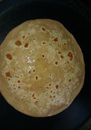 A picture of Aloo paratha.