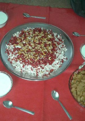 صورة لوصفة فتة الدجاج