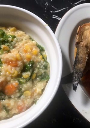 Foto resep Bubur Manado (dari nasi)