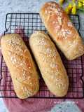 Sourdough Oatmeal Bread (Metode Tangzhong)