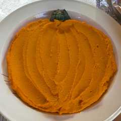 Una foto de Hummus de Halloween