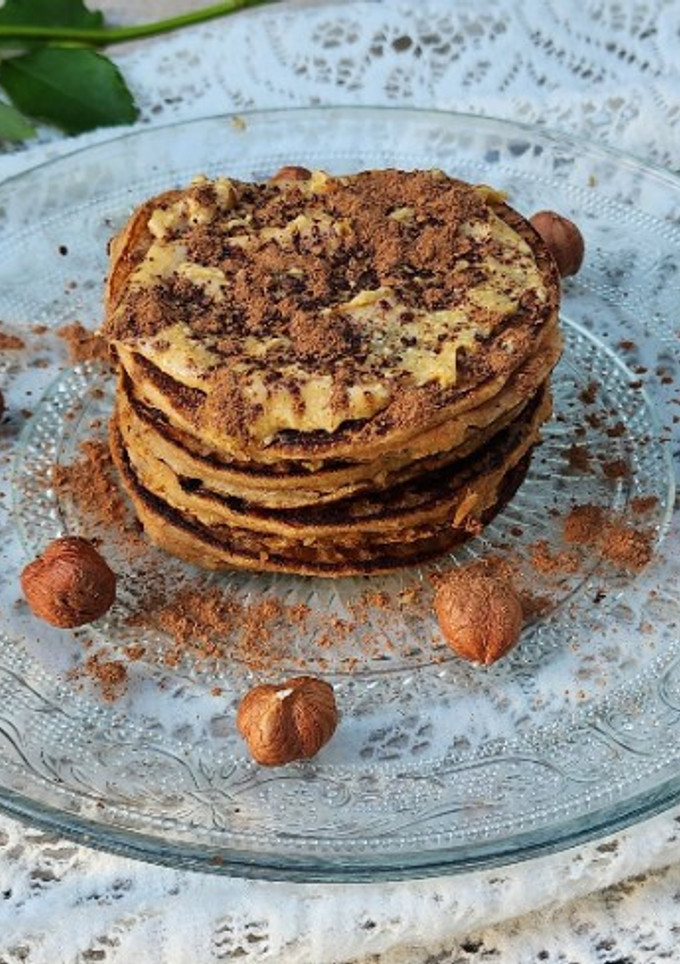 Una foto de 🍌Mini pancakes de banana sin harina, sin azúcar, sin edulcorantes.... Con elemento sorpresa 🥞🍌