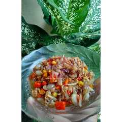 A picture of Tumis bawang viral.