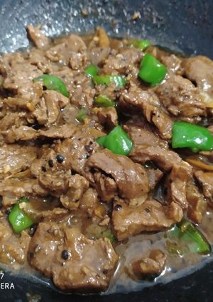 Foto resep Sapi Lada hitam