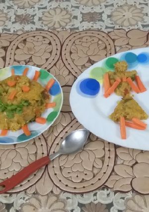 A picture of Oats khichdi.