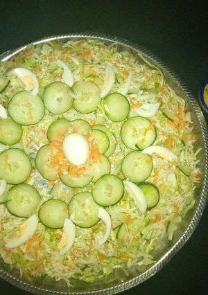 A picture of Creamy Veggies salad🥗.