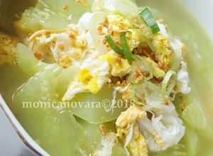 Foto resep Sup Mentimun & Telur