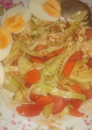 Foto resep Salad sayur saos thai