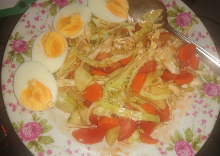 Salad sayur saos thai