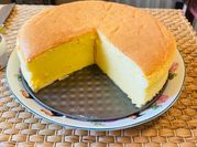 A picture of cream, egg white