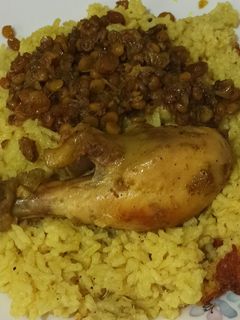 عکسی از دستور حشو مرغ با برنج