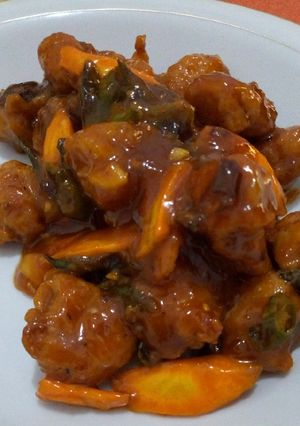Foto resep Bola- bola ayam manis pedas