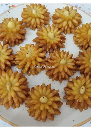 ফ্লাওয়ার কুকি (flower cookies recipe in Bengali) রেসিপির প্রধান ছবি