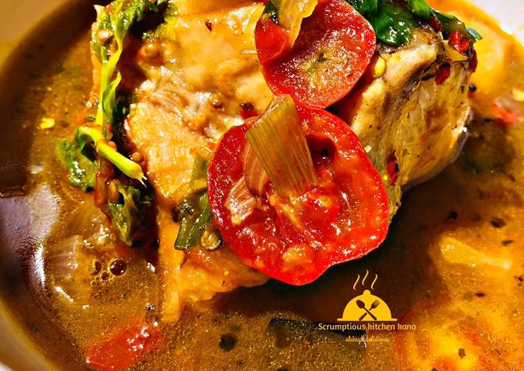 Now You Can Have Your Fish pepper soup with potatoes and tomatoes