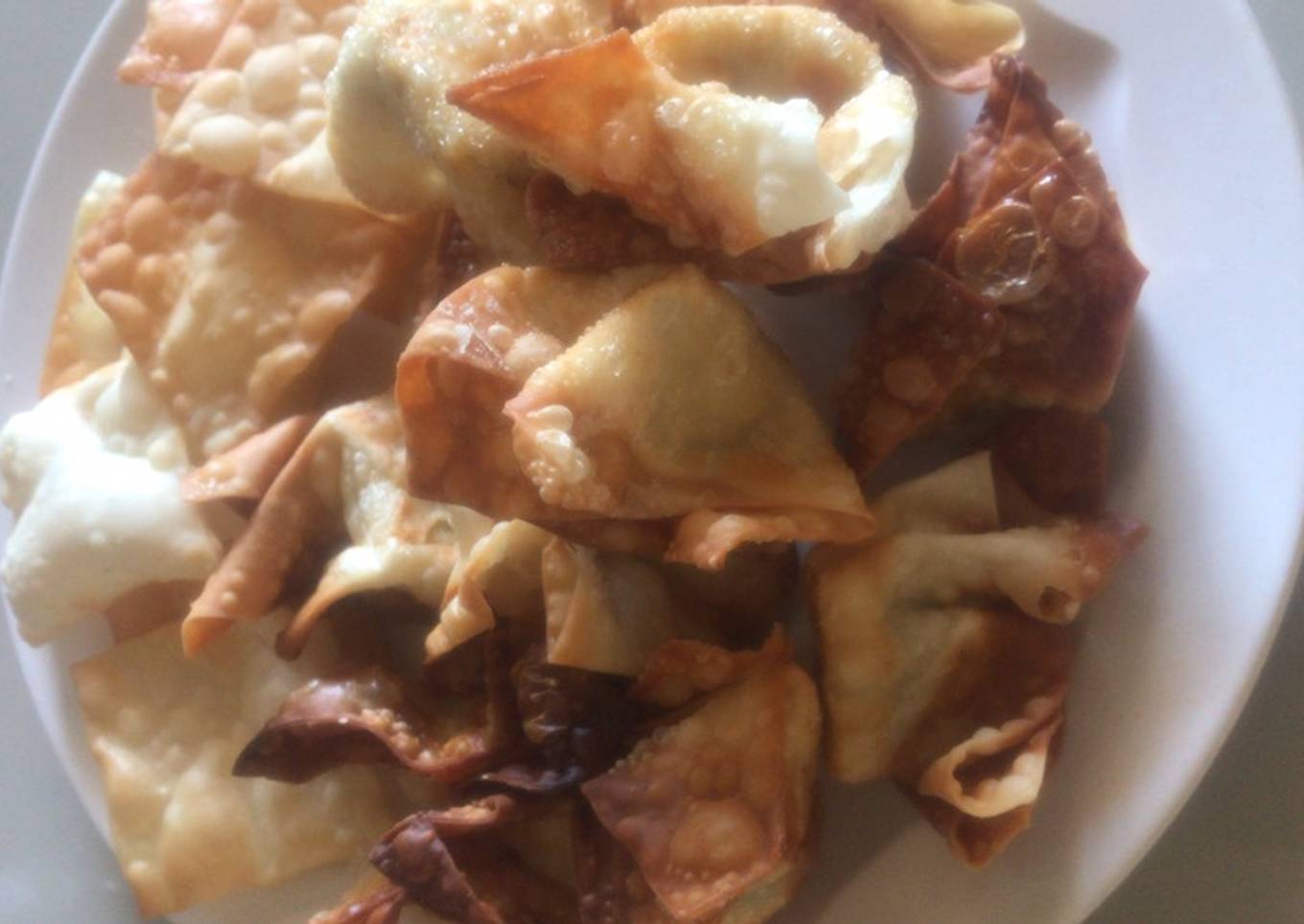 Pangsit / Sup Isi Ayam Goreng