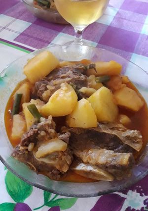Una foto de Estofado de papas