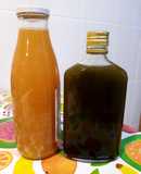 Zumo de cítricos con infusión de laurel dos sabores