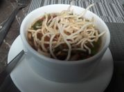 A picture of soya beans soup