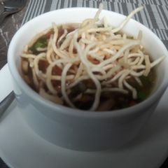 A picture of Manchow Soup.