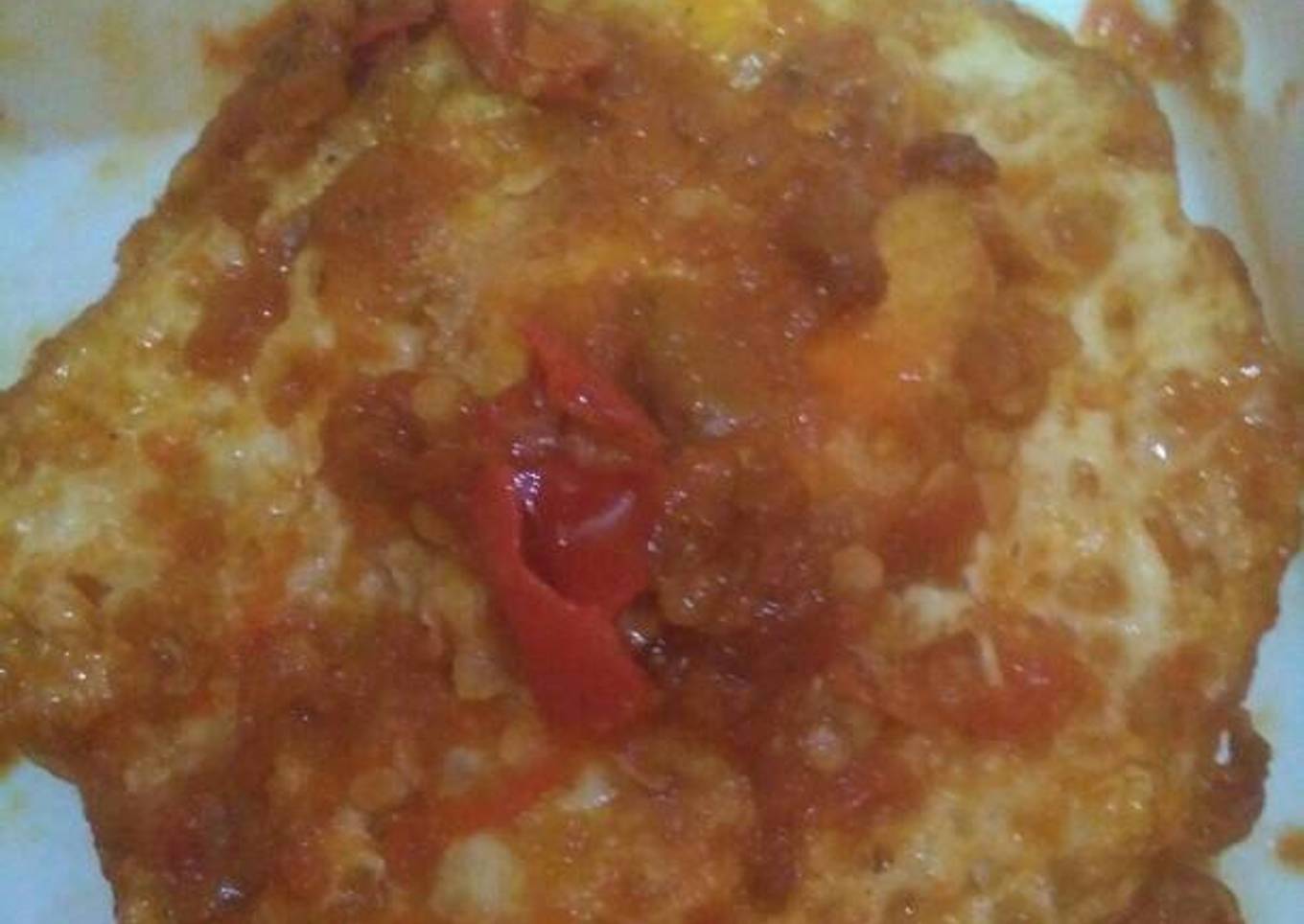 Resep Telor ceplok balado yang Sempurna