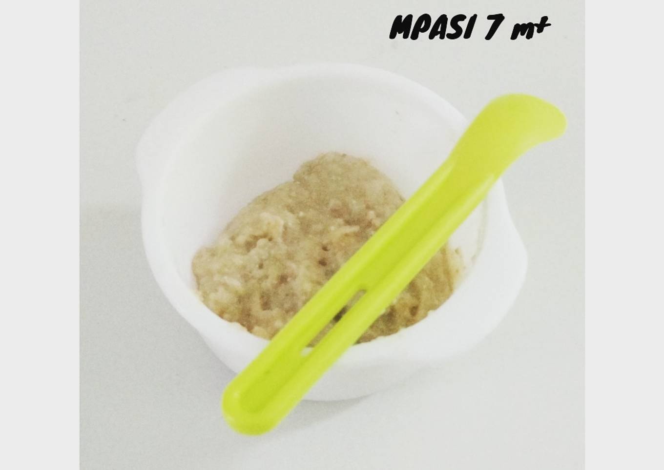 Bubur hati ayam MPASI 7m+