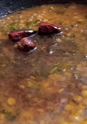 A picture of Fry Chana Daal (Dhaba Style).
