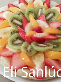 Una foto de Tarta de frutas muy fácil y muy sana