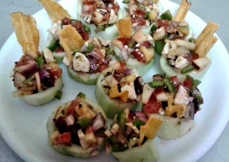 Cucumber Mexican bites