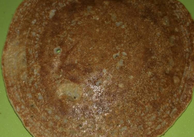 Simple Way to Prepare Homemade Oats banana pancakes