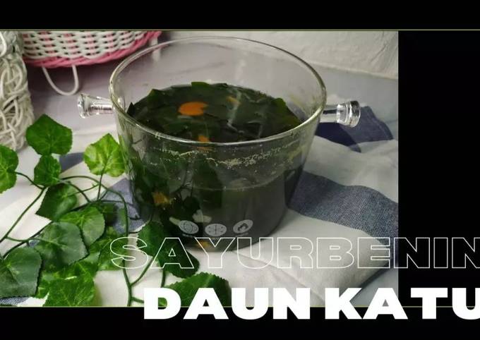 Resep Sayur Bening Daun Katuk Oleh Inimah Cooking Cookpad