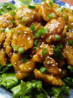 A picture of Orange Chicken.