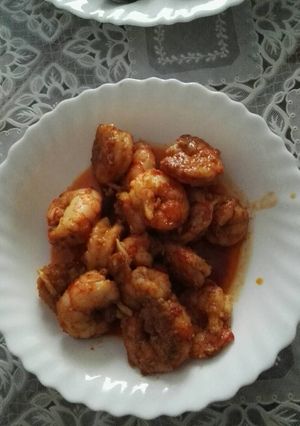 Una foto de Gambas al pilpil