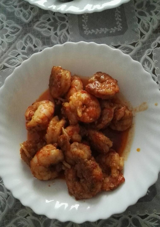 Una foto de Gambas al pilpil