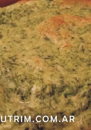 Una foto de Soufflé de Espinaca y Queso