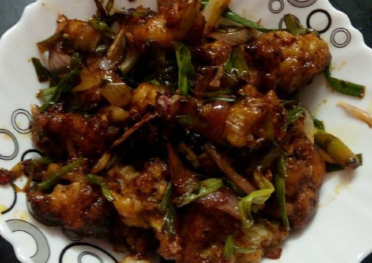 How to Make Super Quick Homemade Chilli cauliflower fry