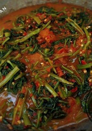 Foto resep Kangkung terasi pedas