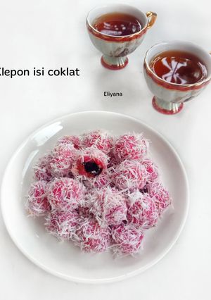 Foto resep Klepon pink isi coklat