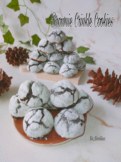 Foto resep Brownie Crinkle Cookies
