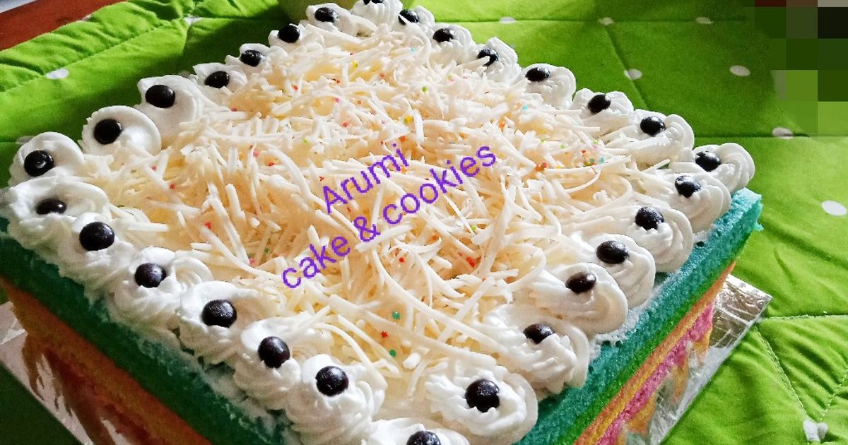 Resep Rainbow Cake oleh Rumi Hartati (Arumi Cakes N Cookies) - Cookpad