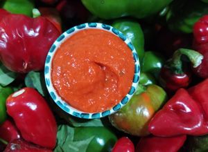 Foto di Salsa di peperoni con tahin