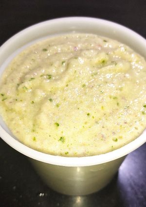 A picture of Onion And Green Chillies Paste 🌶️🌶️.