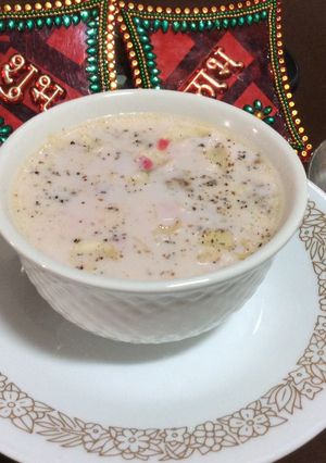 A picture of Dudhpak (Rice pudding).