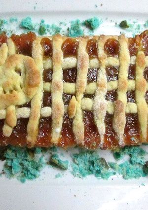 Foto principal de Budín frola con sabor a coco para Halloween