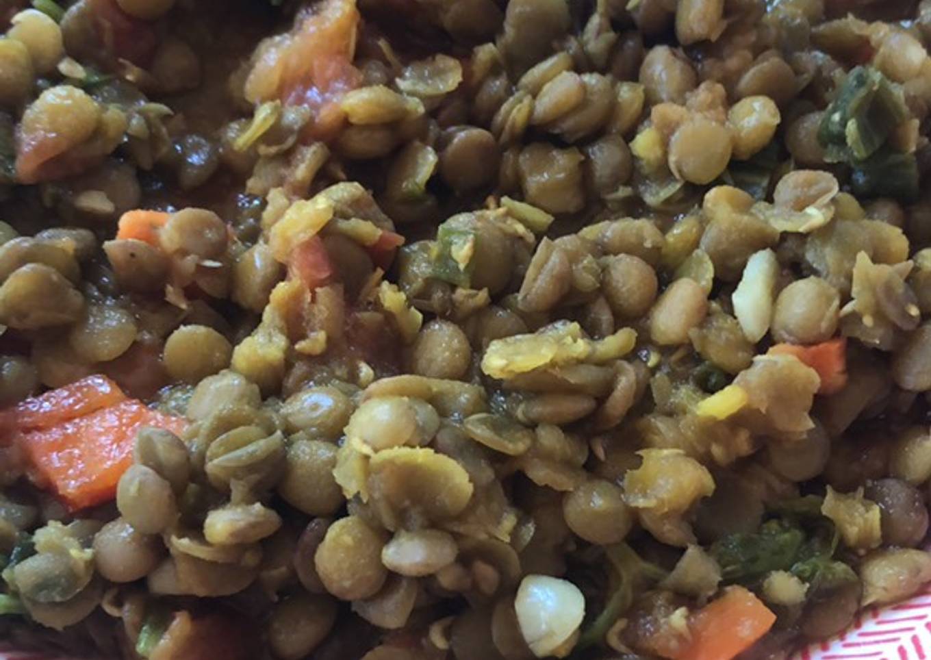 Lentejas estilo thai