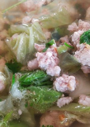 รูปของ ต้มจืดหมูสับผักกาดขาว