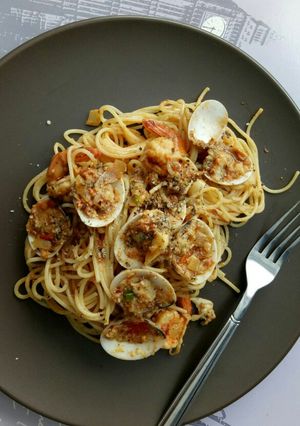Foto resep Spaghetti Seafood