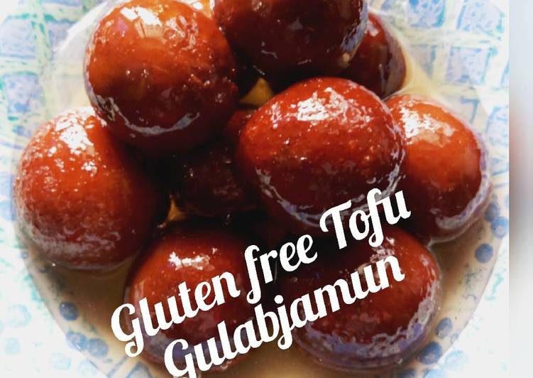 Gluten Free Gulab jamun with Tofu