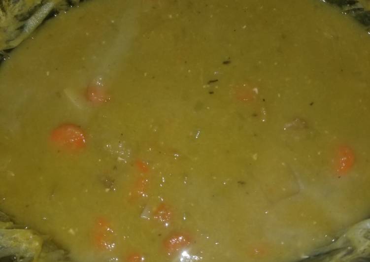 Recipe of Super Quick Homemade Crockpot split pea soup