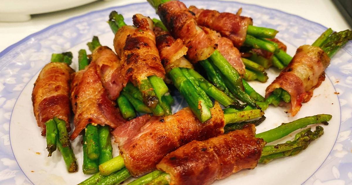 Cách Làm Món Ba rọi hun khói cuộn măng tây Rán của Đặng Diệp Anh - Cookpad