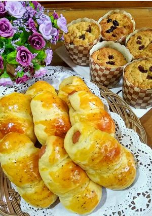 Foto resep Roti sosis lilit